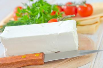 Image showing feta cheese