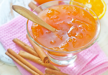 Image showing orange jam