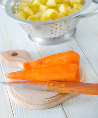 Image showing carrot and potato