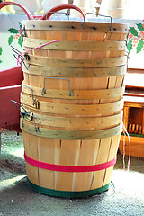 Image showing Apple Baskets