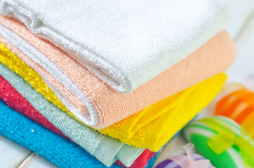 Image showing color towels