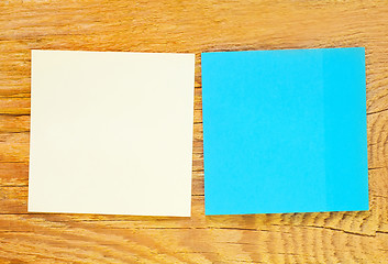 Image showing color sheets for note