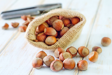 Image showing hazelnuts