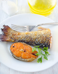 Image showing fried fish