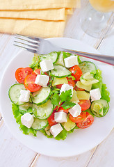 Image showing greek salad