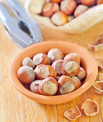 Image showing hazelnuts