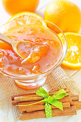 Image showing orange jam