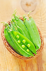 Image showing green peas