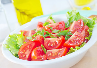 Image showing salad with tomato