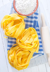 Image showing raw pasta