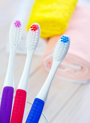 Image showing toothbrushes