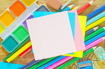 Image showing school supplies