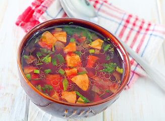 Image showing fresh soup