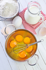 Image showing ingredients for dough