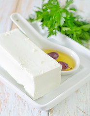 Image showing feta cheese