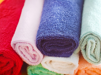 Image showing towels