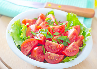 Image showing salad with tomato