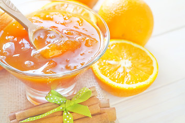 Image showing orange jam