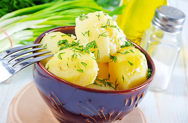 Image showing boiled potato