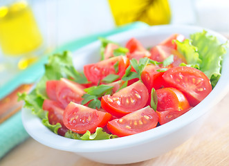 Image showing salad with tomato