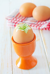 Image showing boiled eggs