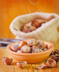 Image showing hazelnuts