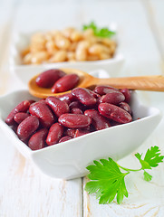 Image showing red and white beans