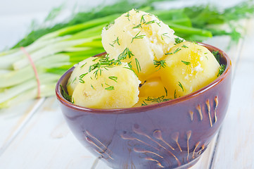 Image showing boiled potato