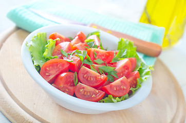 Image showing salad with tomato