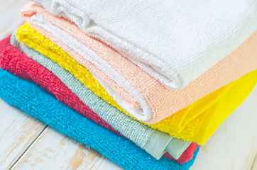 Image showing color towels