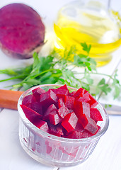 Image showing salad with beet