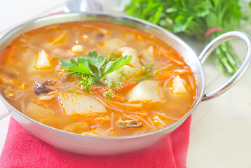 Image showing fresh soup