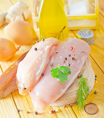 Image showing chicken fillet