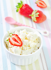 Image showing cottage with strawberry