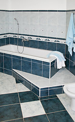 Image showing Blue bath