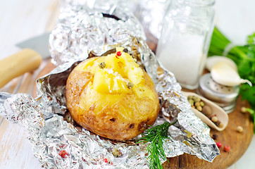 Image showing baked potato