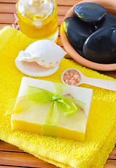 Image showing ingredients for spa
