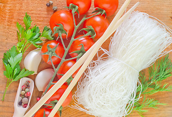 Image showing rice noodles