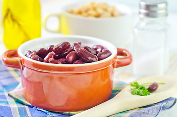 Image showing red and white bean