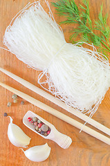 Image showing rice noodles