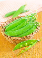 Image showing green peas