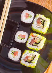 Image showing sushi