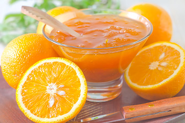 Image showing orange jam