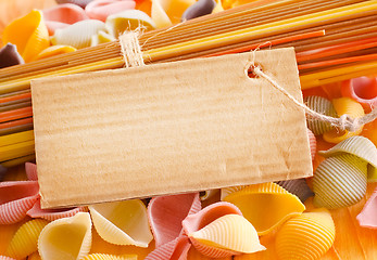 Image showing pasta and blank