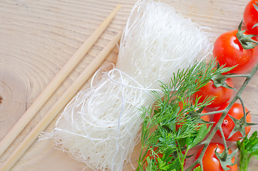 Image showing rice noodles