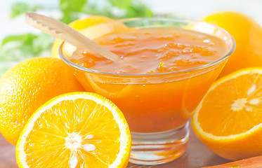 Image showing orange jam