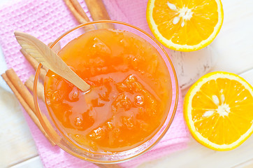 Image showing orange jam