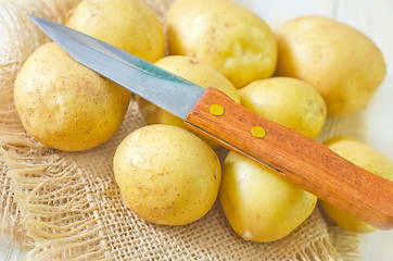 Image showing raw potato