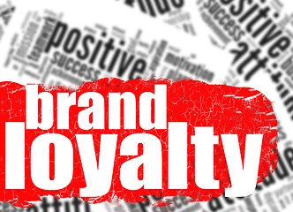 Image showing Word cloud brand loyalty