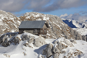 Image showing Hut in the mountains 